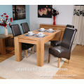 Solid Oak Dining Table And Chair for Restaurant and Dining Room Furniture